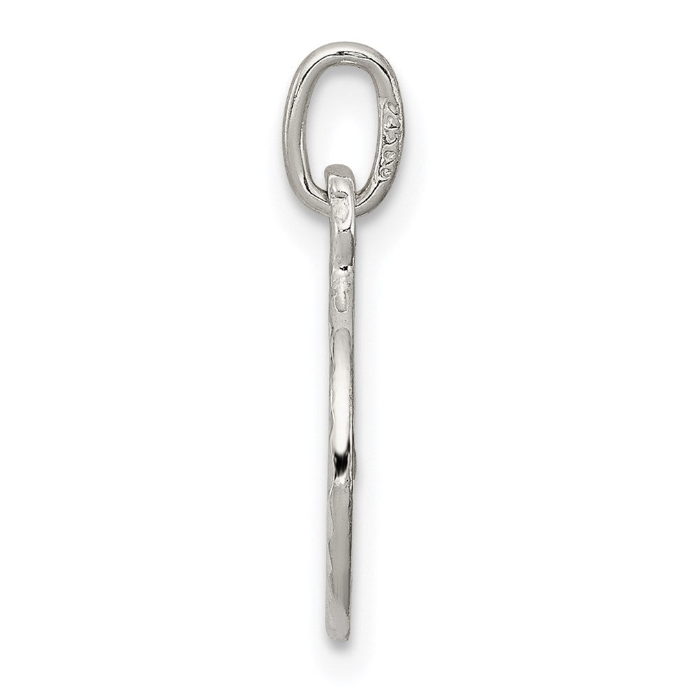 Sterlingsilber Diamantiert Frieden Zeichen Symbol Charm