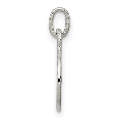 Sterlingsilber Diamantiert Frieden Zeichen Symbol Charm