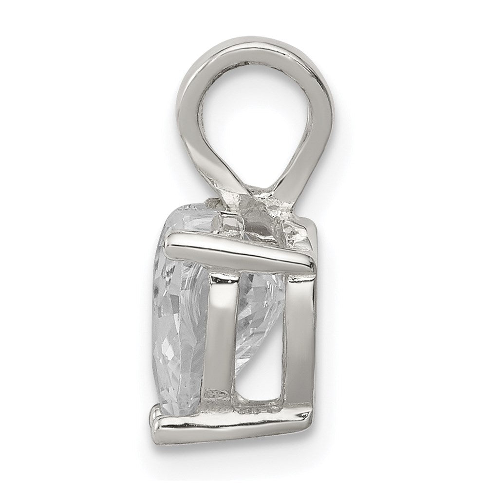 Sterlingsilber Herz Zirkonia Anhänger