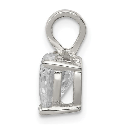 Sterlingsilber Herz Zirkonia Anhänger