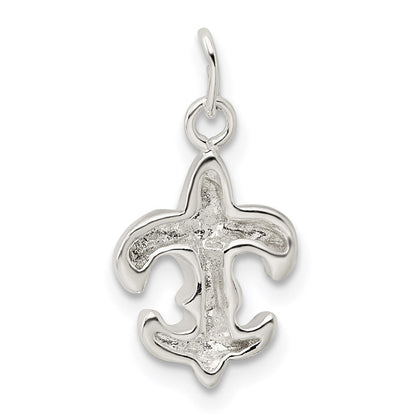 Sterlingsilber Klein Fleur De Lis Charm