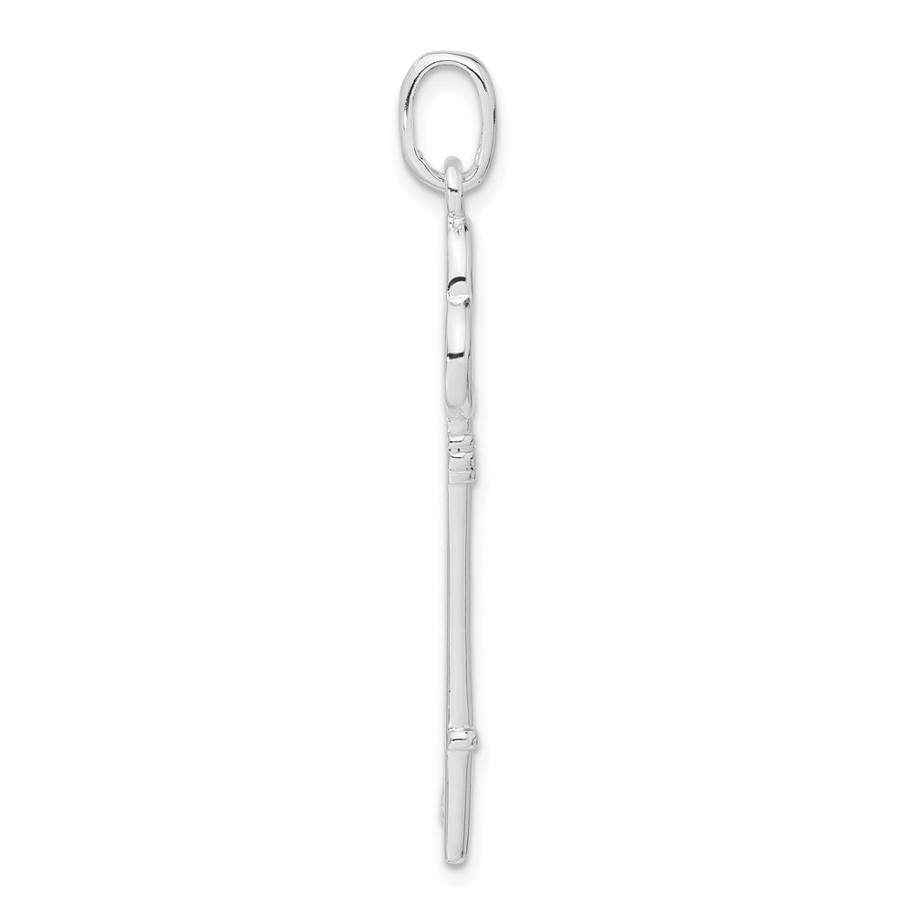 Sterlingsilber Poliert Key Anhänger