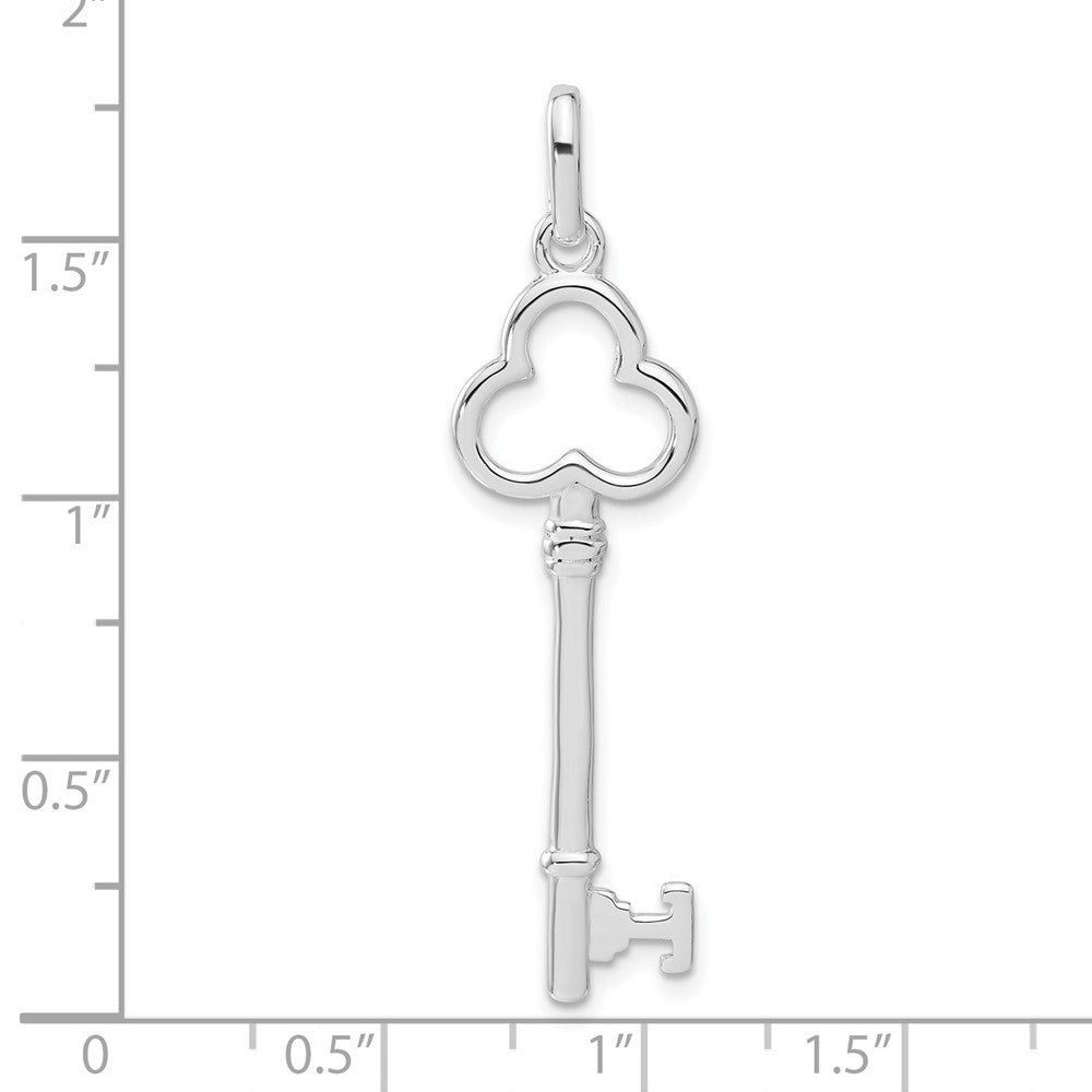 Sterlingsilber Poliert Key Anhänger