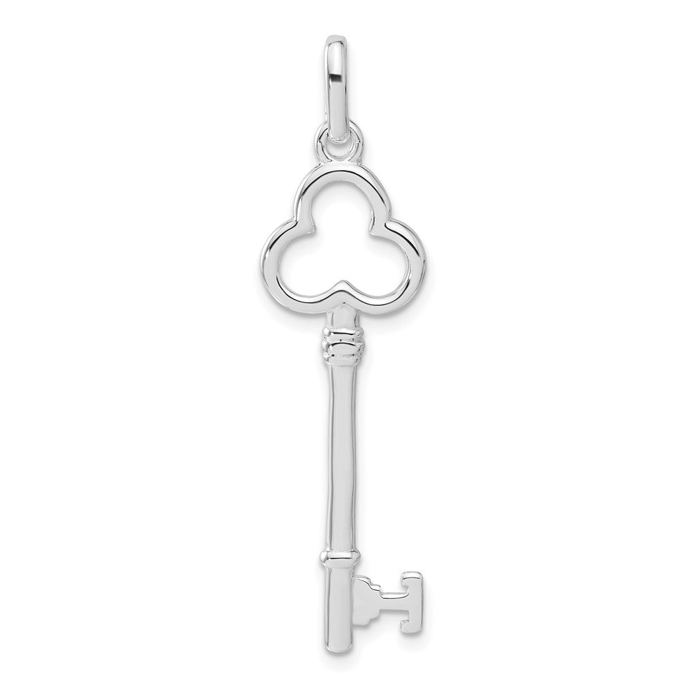 Sterlingsilber Poliert Key Anhänger