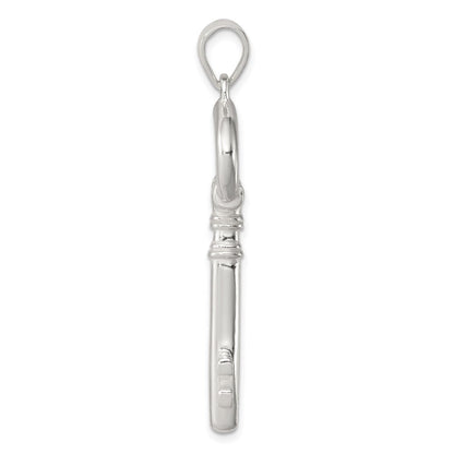 Sterlingsilber Poliert Key Anhänger