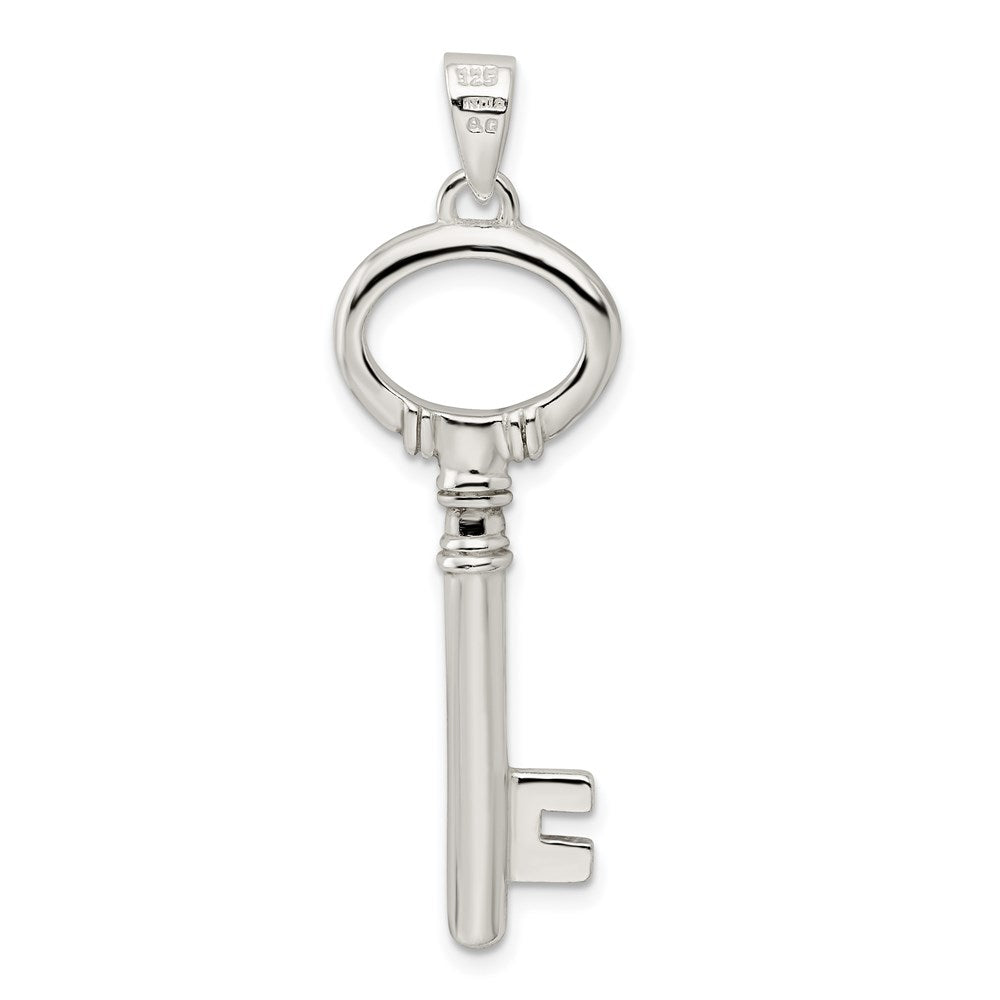 Sterlingsilber Poliert Key Anhänger