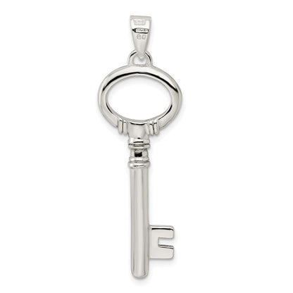 Sterlingsilber Poliert Key Anhänger