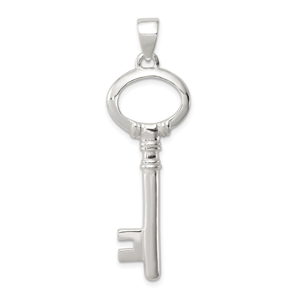 Sterlingsilber Poliert Key Anhänger