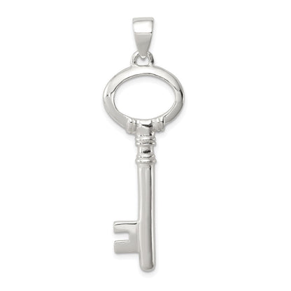 Sterlingsilber Poliert Key Anhänger