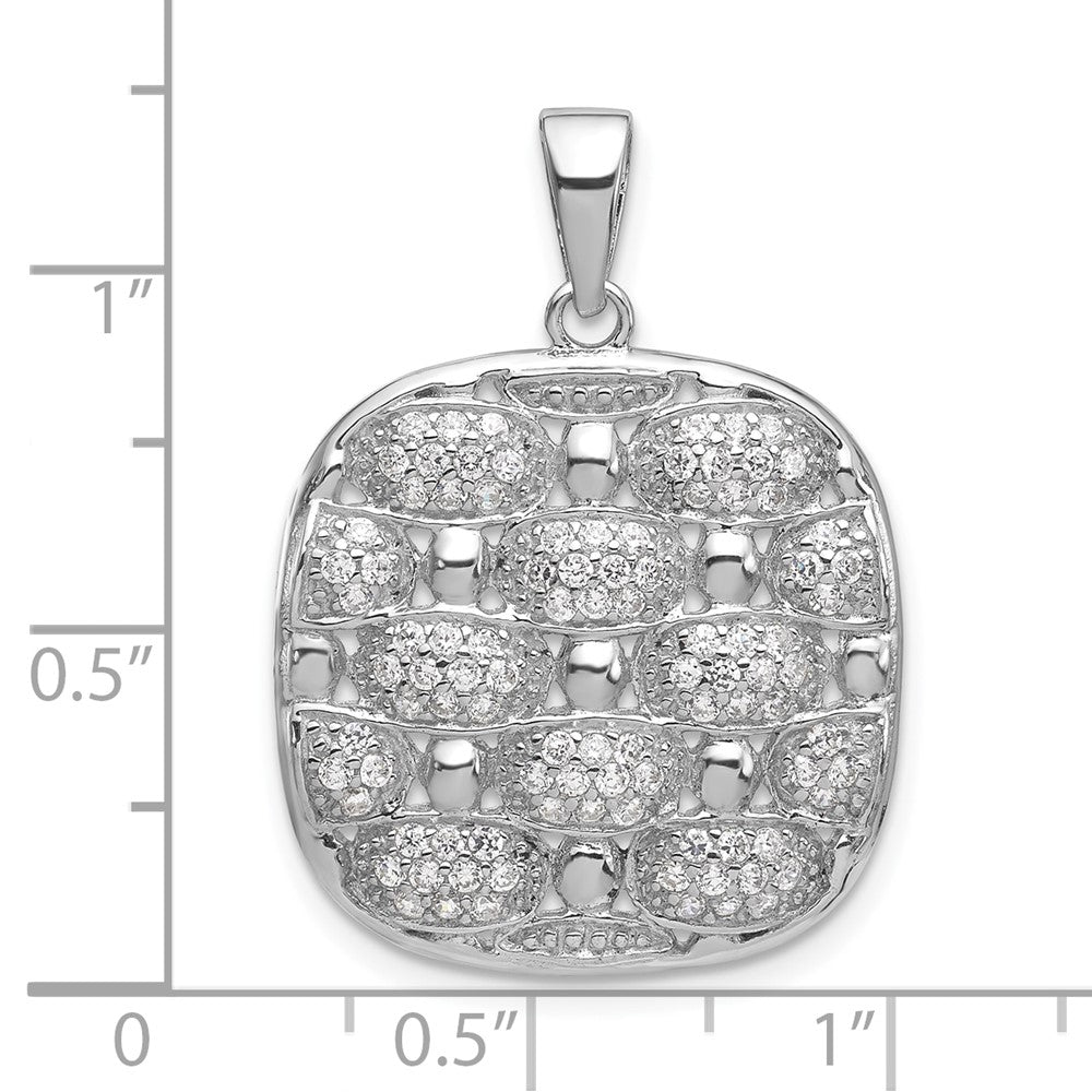 Sterlingsilber Poliert Fantasie Zirkonia Anhänger