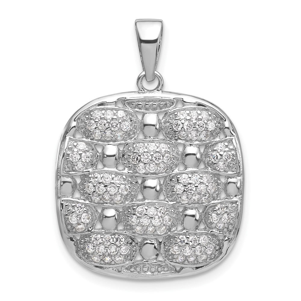 Sterlingsilber Poliert Fantasie Zirkonia Anhänger