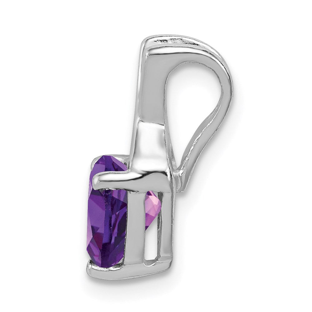 Sterlingsilber Rhodiniert Amethyst Fantasie Anhänger