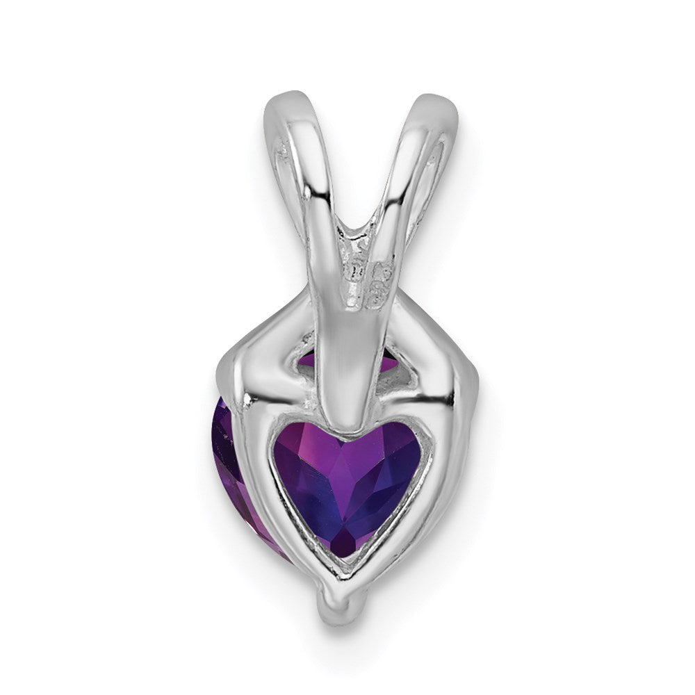 Sterlingsilber Rhodiniert Amethyst Fantasie Anhänger
