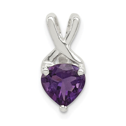 Sterlingsilber Rhodiniert Amethyst Fantasie Anhänger
