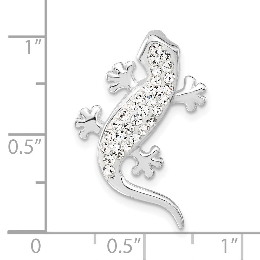 Sterlingsilber Stellux Kristall Lizard Anhänger