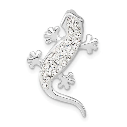 Sterlingsilber Stellux Kristall Lizard Anhänger