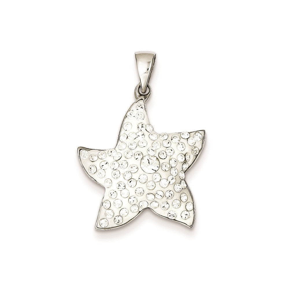 Sterlingsilber Stellux Crystals Seestern Anhänger