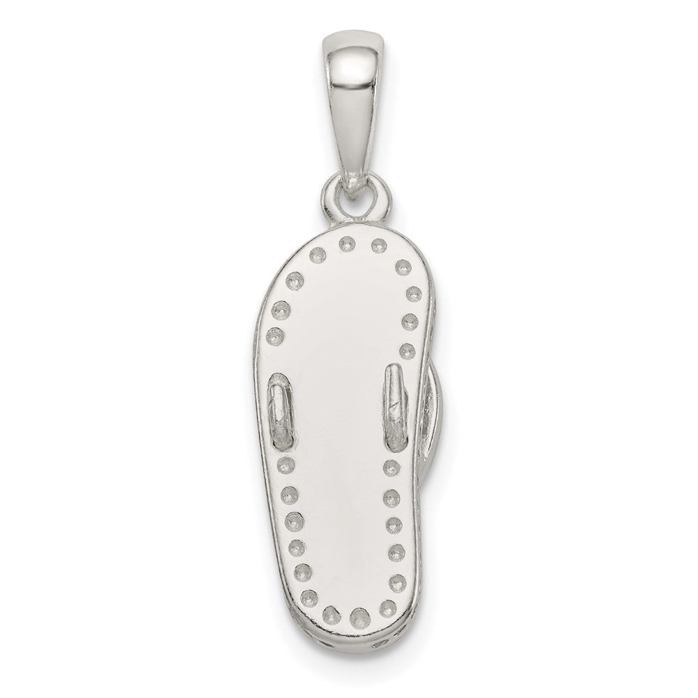 Sterlingsilber Mehrfarbig Stellux Kristall Flip-flop Anhänger