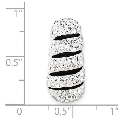 Sterlingsilber Stellux Kristall Anhänger