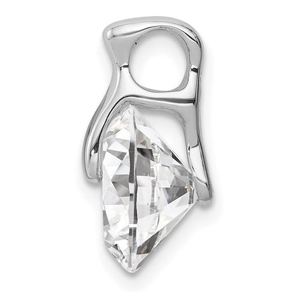 Sterlingsilber Rhodiniert Zirkonia Anhänger