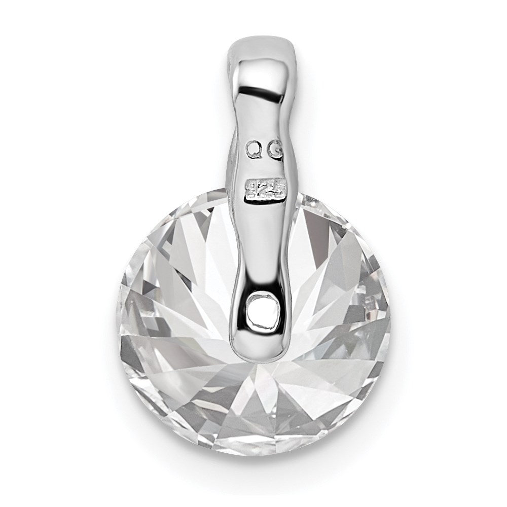 Sterlingsilber Rhodiniert Zirkonia Anhänger