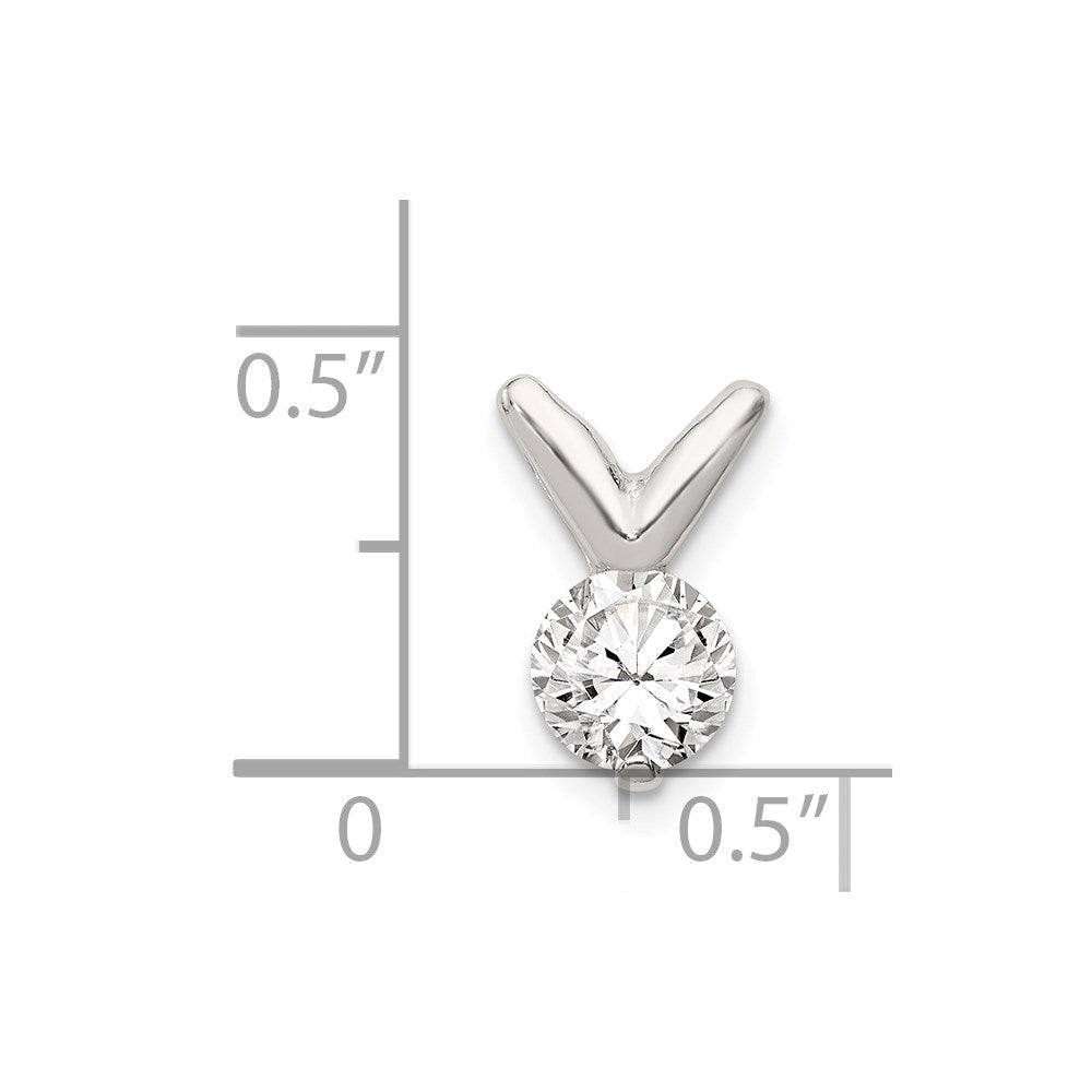 Sterlingsilber Zirkonia Anhänger Kette Anhänger