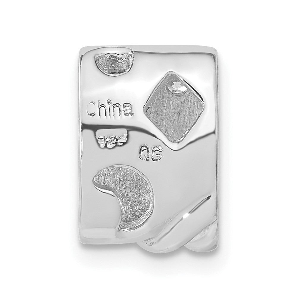 Sterlingsilber Rhodiniert Zirkonia Anhänger