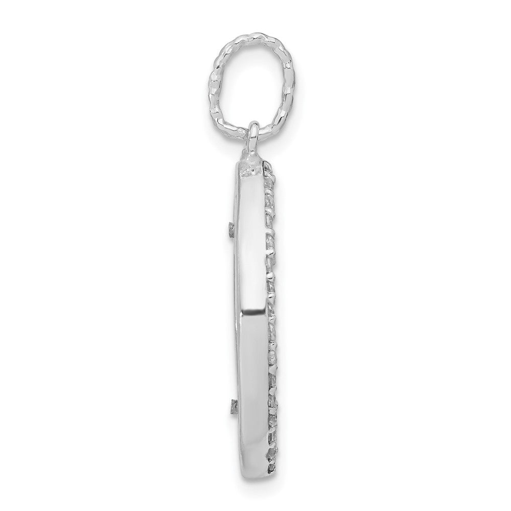 Sterlingsilber & Glanz Vergoldet Zirkonia Diamantiert Anhänger