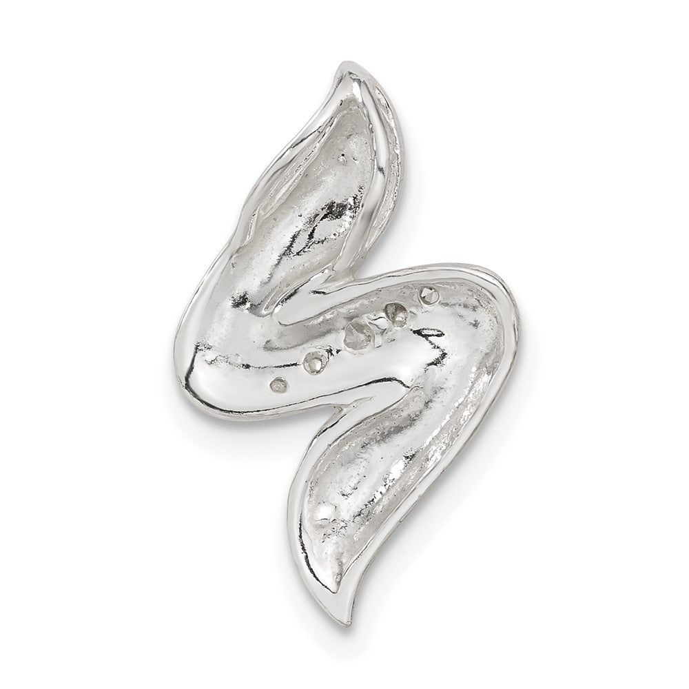 Sterlingsilber Poliert Zirkonia Anhänger