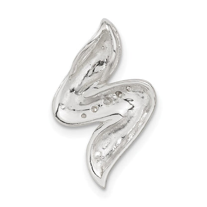 Sterlingsilber Poliert Zirkonia Anhänger