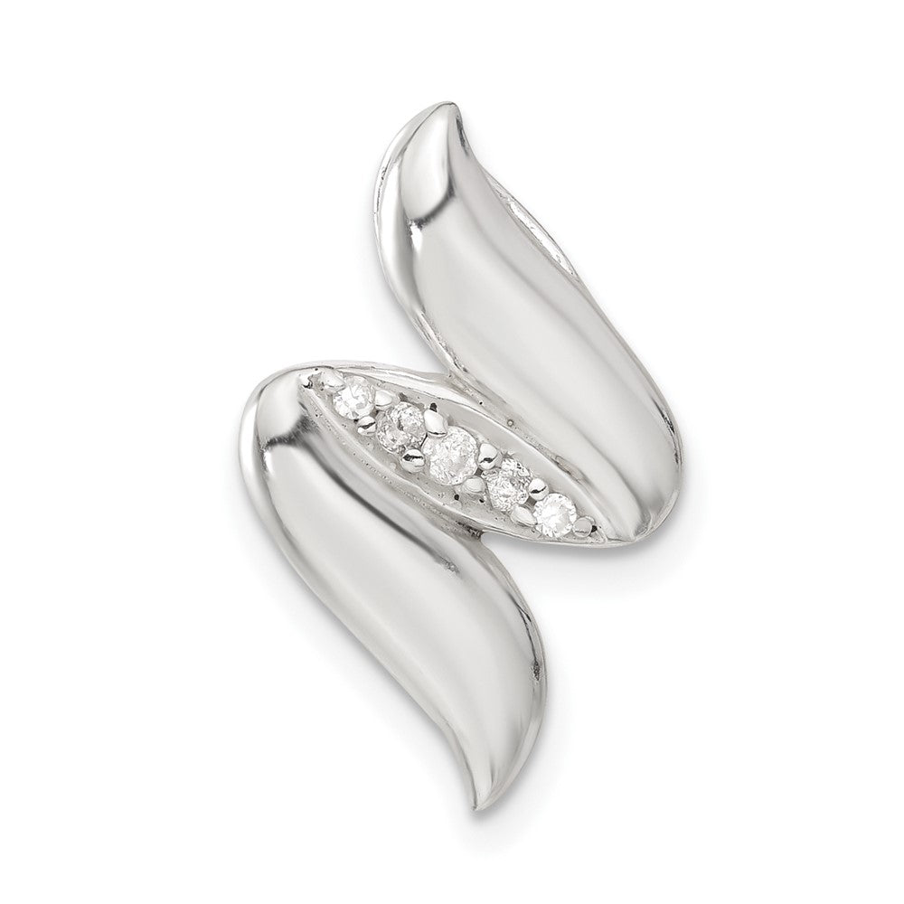 Sterlingsilber Poliert Zirkonia Anhänger