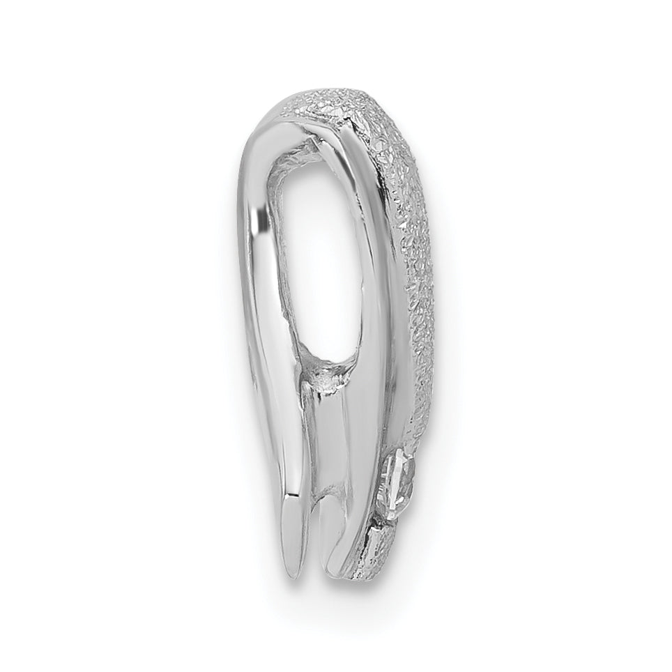 Sterlingsilber Rhodiniert Zirkonia Anhänger