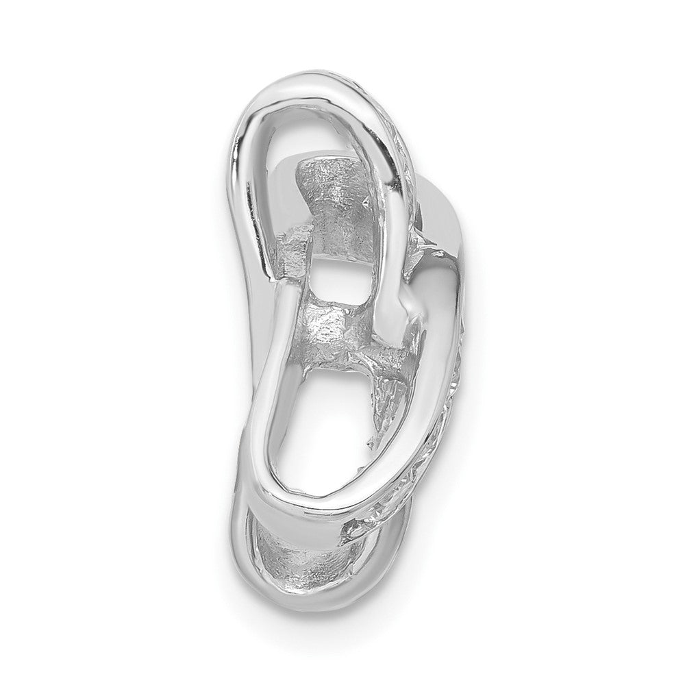Sterlingsilber Rhodiniert Zirkonia Anhänger