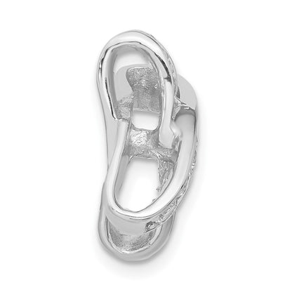 Sterlingsilber Rhodiniert Zirkonia Anhänger