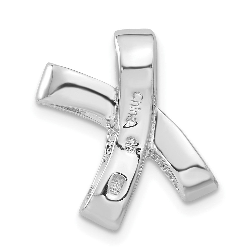 Sterlingsilber Rhodiniert Zirkonia Anhänger