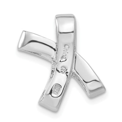 Sterlingsilber Rhodiniert Zirkonia Anhänger