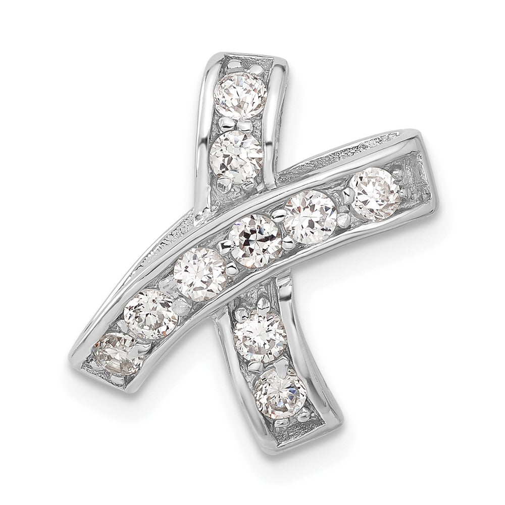Sterlingsilber Rhodiniert Zirkonia Anhänger