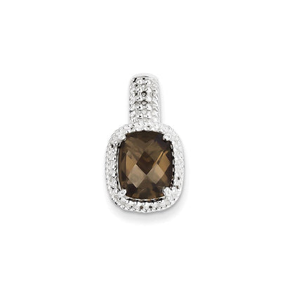 Sterlingsilber Anhänger mit Rauchquarz