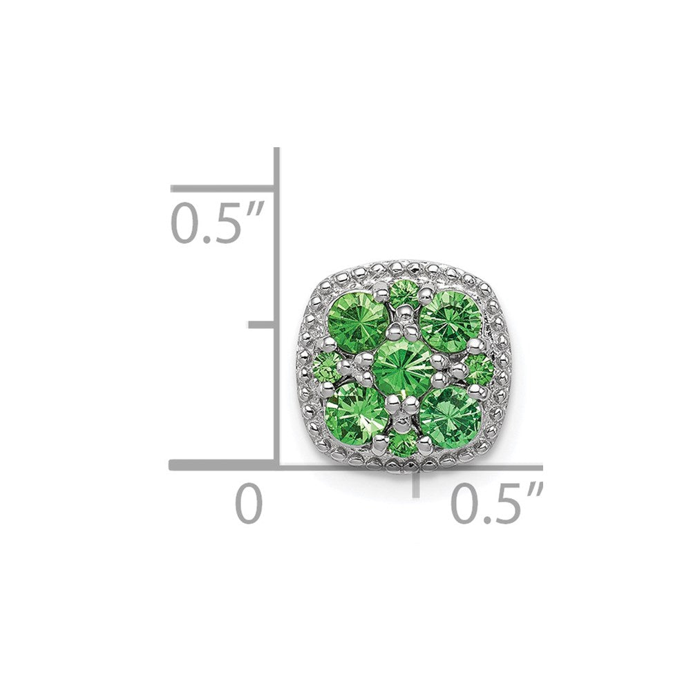 14K Gelbgold 6x4mm Oval Peridot Ring