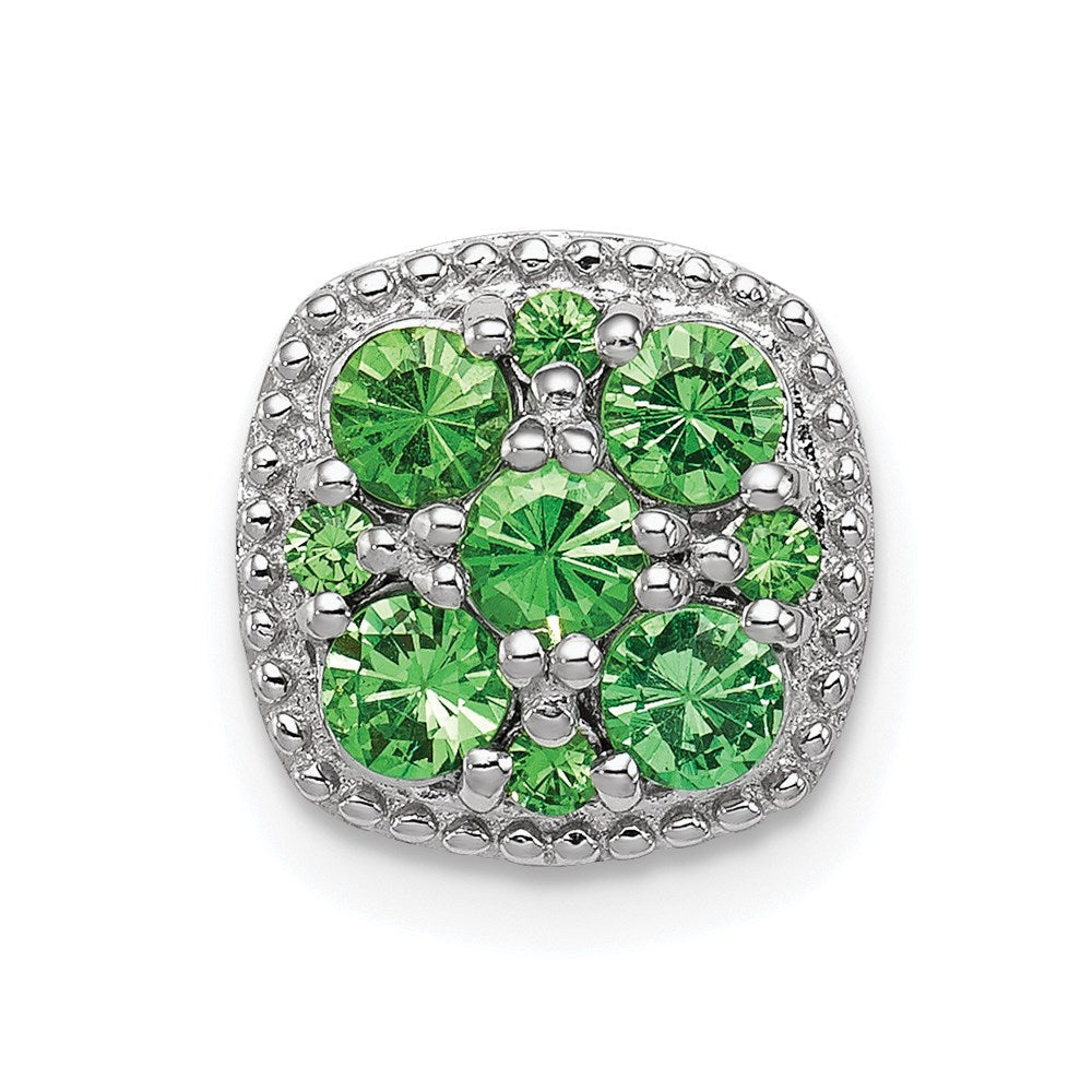 14K Gelbgold 6x4mm Oval Peridot Ring