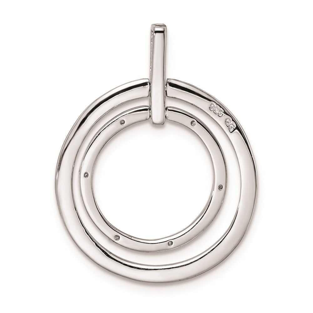 Sterlingsilber Rhodiniert Diamant Anhänger