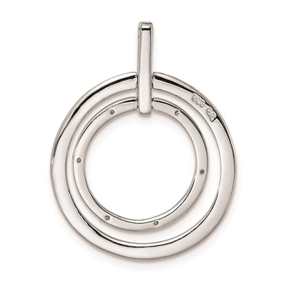 Sterlingsilber Rhodiniert Diamant Anhänger