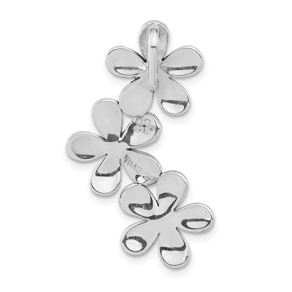 Sterlingsilber Antikisiert Markasit Blume Kette Anhänger