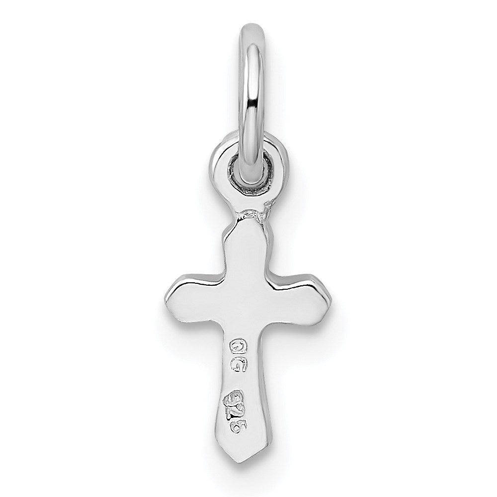 Sterlingsilber Rhodiniert Kind July Rot Preciosca Kristall Kreuz Anhänger