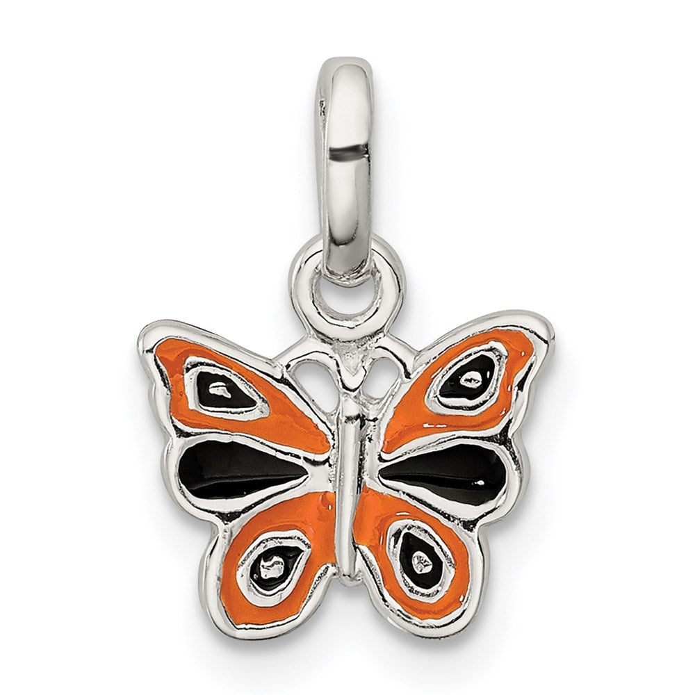 Sterlingsilber Emaille Kinder Schmetterling Anhänger