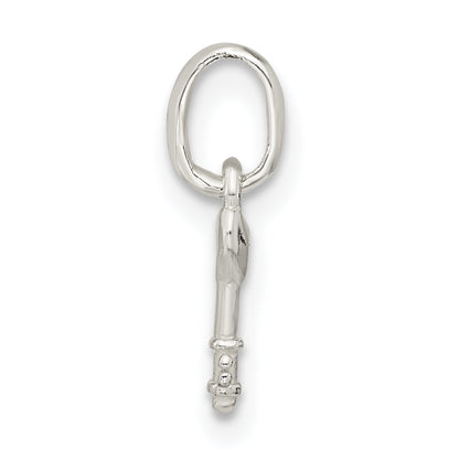 Sterlingsilber Rosa Zirkonia Key Kinder Anhänger
