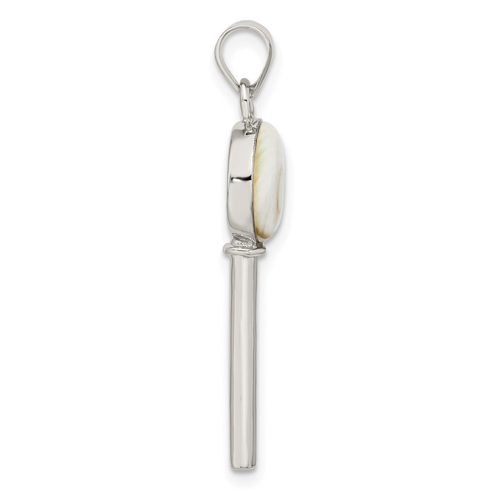 Sterlingsilber Poliert Shiva Auge Key Anhänger