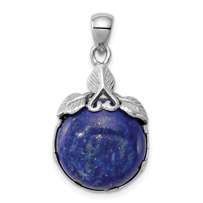 Sterlingsilber Rhodiniert Lapis Lazuli Anhänger