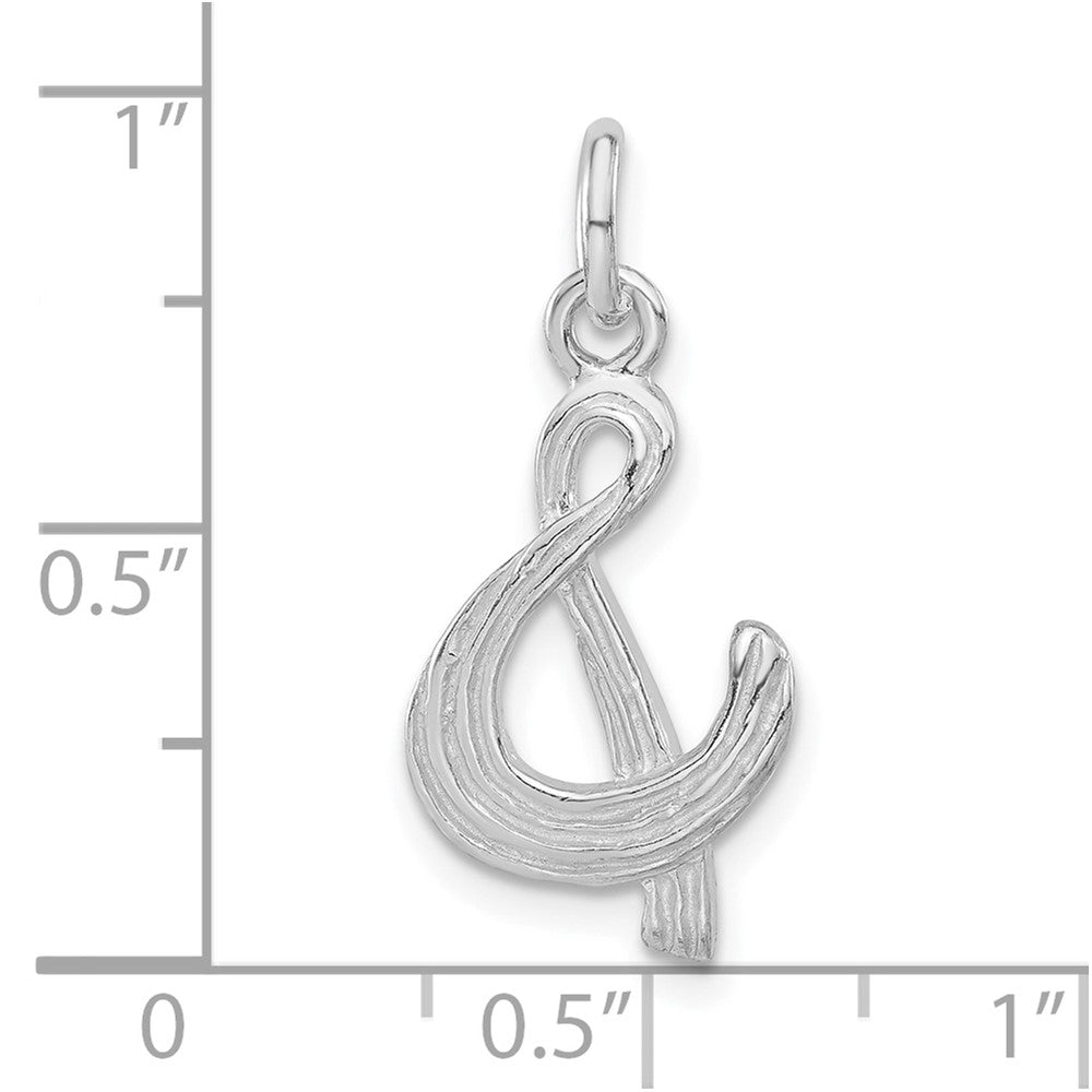 Sterlingsilber Poliert & Symbol Anhänger