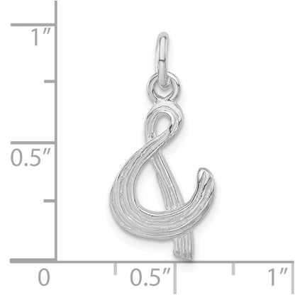 Sterlingsilber Poliert & Symbol Anhänger
